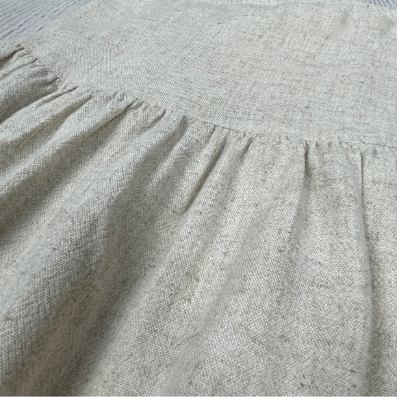 ABERCROMBIE & FITCH linen blend tiered mini skirt NWT, size XS - Picture 4 of 15